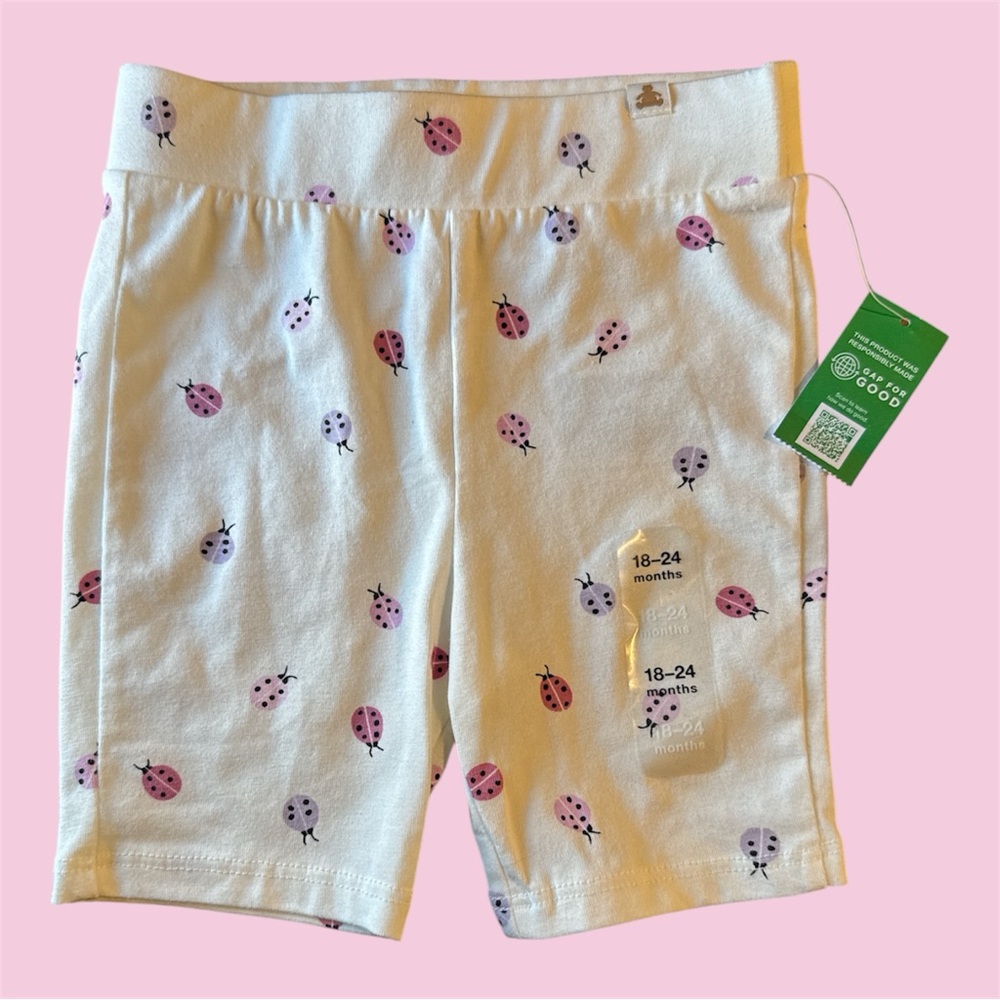 Baby Gap Girl’s Ladybug Shorts 18-24 M NWT